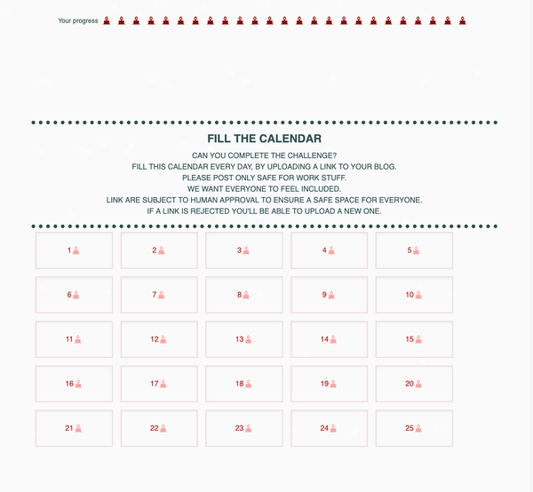 Launching advent calendar